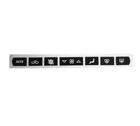 DNHGURW Autoadesivo dell'automobile Compatibile con Corvette per C6 2005-2013 Adesivo per Pulsante Adesivo per Auto Pulsante di Controllo del Clima AC Parti Interne per Auto Accessori di Marca