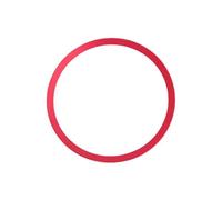 DNHGURW Autoadesivo dell'automobile Compatibile con L'anello Decorativo per MG MG6 6pro 2017 2018 2019 2020 2021 Coprivolante Centrale Accessori per La Modifica degli Interni(Red)
