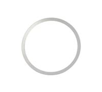 DNHGURW Autoadesivo dell'automobile Compatibile con L'anello Decorativo per MG MG6 6pro 2017 2018 2019 2020 2021 Coprivolante Centrale Accessori per La Modifica degli Interni(Silver)