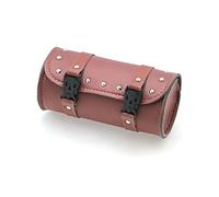 Dnhqknoaf Borsa Da Moto Portautensili Universale Per, Impermeabile, In Pelle PU, Con Grande Capacità Di Stoccaggio. Borsa Sella Moto(Brown)