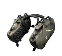 Dnhqknoaf Borsa Da Sella Universale Per Moto 48 Litri Grande Capacità Borsa Laterale Posteriore Rotolo Sella(Type B 48L Green)