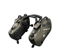 Dnhqknoaf Borsa Da Sella Universale Per Moto 48 Litri Grande Capacità Borsa Laterale Posteriore Rotolo Sella(Type B 28L Green)