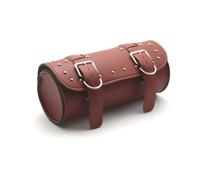 Dnhqknoaf Borsa Portautensili Universale Per Moto In Similpelle, Borsa Portaoggetti Per Manubrio Forcella Anteriore Sella(Brown)