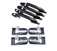 Dnhqknoaf Maniglie interne per portiere auto Per Kia Per Spectra Per Cerato 2.0L 2004 2005 2006 2007 2008 2009 Maniglia Per Portiera Auto Esterna O Interna(Chrome 8pcs Kit)