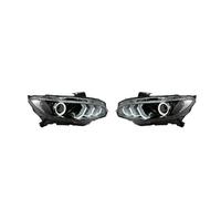 Dnhqknoaf Per Civic 2016-2021 Berlina Fari A LED Faro DRL Hid Testa Della Lampada Dell'occhio Di Angelo Bi Xenon Fascio Accessori 2 Pcs Car Styling Gruppo Fari Anteriori