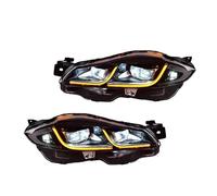 Dnhqknoaf Per Jaguar XJ XJL 2011-2019 LED Faro Testa Della Lampada Drl Segnale Dinamico Lente Del Proiettore Accessori Auto 2PC Luci Auto Gruppo Fari Anteriori(FOR AFS USER)