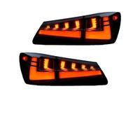 Dnhqknoaf Per Lexus Per Is200 Per Is250 Per Is250C Per Is300H Per Is350 2006-2012 Gruppo Luci Posteriori Per Auto Aggiornamento Dinamico Gruppo Luci Posteriori(Black one set)