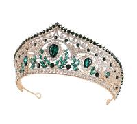 Dninmim Corone da sposa con strass da donna, diadema da principessa, accessorio per capelli da sposa, En8