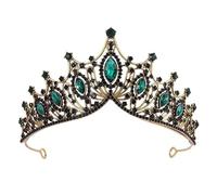 Dninmim Diademi e corone da donna strass per festa nuziale accessori di compleanno oro En8