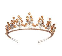 Dninmim Diademi e corone da sposa in oro da donna accessori per capelli strass gioielli da sposa 18 diademi