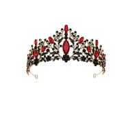 Dninmim Diademi e corone vintage da donna con strass per balli studenteschi da sposa accessori per capelli gioielli 7