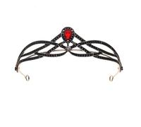 Dninmim Tiara da sposa da donna con strass per capelli accessori 1