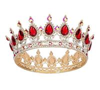 Dninmim Tiara da sposa vintage da donna, copricapo per balli studenteschi, accessori per capelli da sposa 1