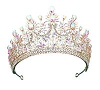 Dninmim Tiaras da donna con strass per la sposa copricapo principessa corona nuziale accessori gioielli 1