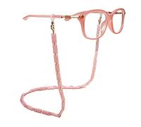 DNLKWGO Supporto per occhiali a catena per occhiali con cordino per occhiali da sole per donna, Rosa, taglia unica