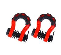 dnofowl 2 Pezzi Auto Anello D Grilli,Hub Anello Staffa Gancio di Traino,Trailer verricello Parti,per Ford Fiesta ST MK8,Red 3/4 8T One Box