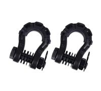 dnofowl 2 Pezzi Auto Anello D Grilli,Hub Anello Staffa Gancio di Traino,Trailer verricello Parti,per Nissan Note II E12,Black 3/4 8T One Box