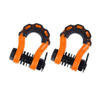 dnofowl 2 Pezzi Auto Anello D Grilli,Hub Anello Staffa Gancio di Traino,Trailer verricello Parti,per Nissan Note II E12,Orange 3/4 8T One Box