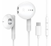 DNSEA Per Oukitel C2/C3/C61/C69/C62/C61 Pro/G1/G5/WP53S/WP55/C59/C50/C62 Auricolari USB C Tipo c Auricolari in-ear Auricolari con cavo Microfono Controllo del Volume Auricolari Stereo HiFi Lettori MP3