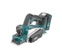 DNTI Pialla Elettrica a Batteria 15000RPM Piallatrice, Larghezza di Piallatura da 82mm e Profondità da 2mm Pialletto a batteria 20V 4.0aH 1* batteria e caricabatteria