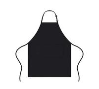 Dnyucen Grembiuli con tasche per lavoro, 4 pezzi, unisex, colore nero, con 2 tasche, da cucina, resistente all'acqua, per cameriere, barbecue
