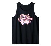 Do A Good Turn Daily Scouts BSA Slogan Retro Typography Canotta