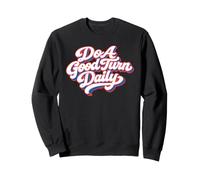 Do A Good Turn Daily Scouts BSA Slogan Retro Typography Felpa