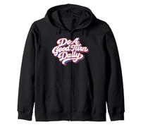 Do A Good Turn Daily Scouts BSA Slogan Retro Typography Felpa con Cappuccio