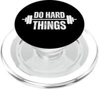 Do Hard Things Allenamento Motivazione Fitness bilanciere palestra PopSockets PopGrip per MagSafe