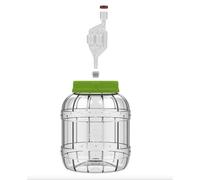 Do It At Home - Barattolo in plastica PET da 3 litri e fermentatore Airlock per vino e birra