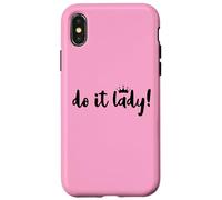 Do It Lady Boss Birthday Queen Funny Office Coworker Leaving Custodia per iPhone X/XS