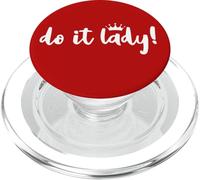 Do It Lady Boss Birthday Queen Office Coworker Motivational PopSockets PopGrip per MagSafe