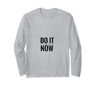 Do It Now Jetzt Machen Procrastination Spruch Saggezza Maglia a Manica