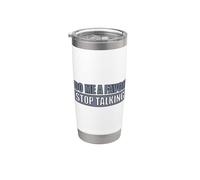 Do Me A Favor And Stop Talking Bicchiere termico in acciaio inox doppia parete