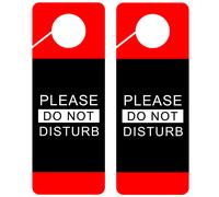 Do Not Disturb Door Hanger Sign 2 Pack Double Sided Ideal for Using in Any Places Like Offices Clinics Law Firms Hotels or During Ther