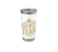 DO NOT FEAR Bicchiere termico in acciaio inox doppia parete