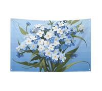 Do Not Forget Me Bandiera 0,9 x 1,5 m No Fade Bandiera di benvenuto Giardino Cortile Casa Bandiere Decorative Garden Yard Sign Indoor Outdoor Banner Party Home Decor
