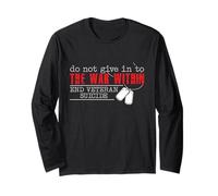 Do Not Give in To The War Within End Veteran Suicide Support Maglia a Manica