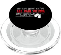 Do Not Give In To The War Within End Veteran Suicide Support PopSockets PopGrip per MagSafe
