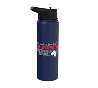 Do Not Give In To The War Within End Veteran Suicide Support Stainless Steel Insulated Water Bottle