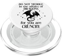 Do Not Meddle in the Affairs of Dragons Book Dragon Fantasy PopSockets PopGrip per MagSafe