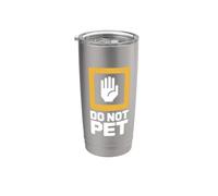 Do Not Pet Introverso Donna Incinta Addestratore Cinofilo Bicchiere termico in acciaio inox doppia parete