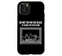 Do Not Tap On The Glass Funny Sound Booth Introverso Custodia per iPhone 11 Pro