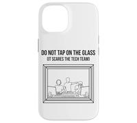 Do Not Tap On The Glass Funny Sound Booth Introverso Custodia per iPhone 14