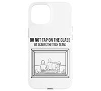 Do Not Tap On The Glass Funny Sound Booth Introverso Custodia per iPhone 15