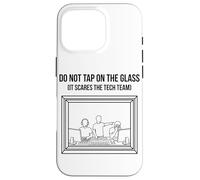Do Not Tap On The Glass Funny Sound Booth Introverso Custodia per iPhone 16 Pro