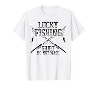 Do Not Wash Cool Fish Funny Fisherman Hobby Lucky Fishing Maglietta