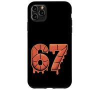 Do The Math 67 - Cartamodello per Halloween, motivo: pallacanestro Custodia per iPhone 11 Pro Max