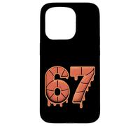 Do The Math 67 - Cartamodello per Halloween, motivo: pallacanestro Custodia per iPhone 15 Pro