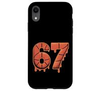 Do The Math 67 - Cartamodello per Halloween, motivo: pallacanestro Custodia per iPhone XR